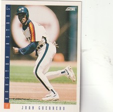 FREE SHIPPING-MINT-1993 Score #259 Juan Guerrero Houston Astros