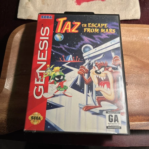 Taz In Escape From Mars SEGA GENESIS ( Complete )