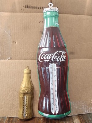 Vintage Robco And Tca Tru Temp Coca-Cola Thermometers