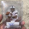 Leaf Trinity Clear Autographs Zion Turner CA-ZT1 Football Serial #85/ 99 2024