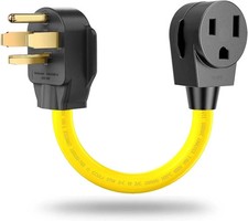 4 Prong to 3 Prong Welder Plug Adapter 220V, NEMA 14-30P to 6-50R Dryer to Weldi
