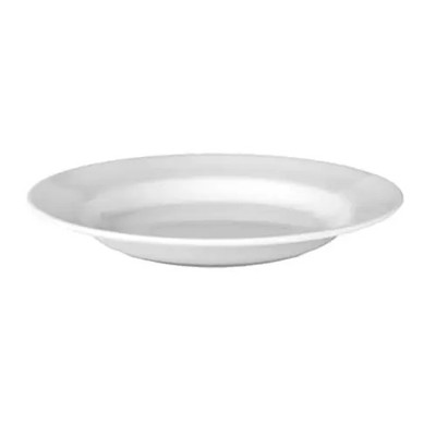 Thunder Group 1107TW 5 oz Imperial White Melamine Soup Plate - 1 Doz