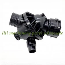 Engine Coolant Thermostat Housing Assembly W/ Sensor Direct For BMW X5 X6 435i