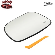 Mirror Glass For 08-16 Dodge Grand Caravan Chrysler Town Country Driver Heated