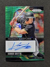 2025 Panini Prizm Konnor Griffin Auto /25 Green Pulsar Prospect Signatures PS-KG