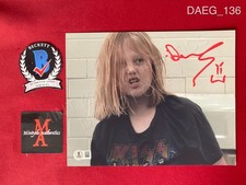 Daeg Faerch autographed signed 8x10 photo Rob Zombie Halloween Beckett COA