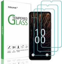 (3 Pack) Designed for Boost Celero5G SC Screen Protector Tempered transparent 