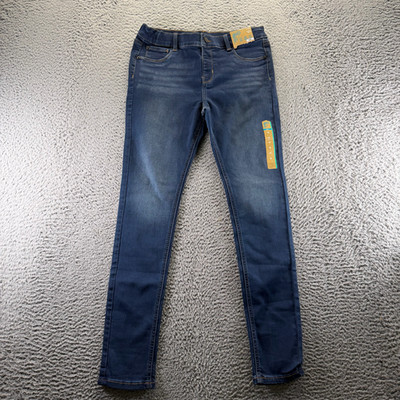 Thereabouts Superflex Jeans Womens 16 Blue Cotton Denim Jegging Faded Workwear
