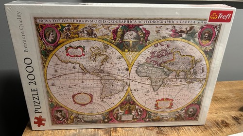 cassé tête Trefl Premium qualité, neuf 2000 mrcx, Carte de la terre 1630 - Photo 5 sur 6