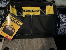 Olympia 12 Inch Black And Yellow Tool Bag With Handles NWT