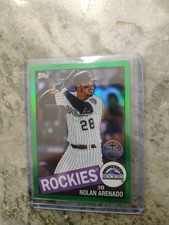 2020 Topps /99 Chrome 1985 Topps Green Refractors #85TC24 Nolan Arenado