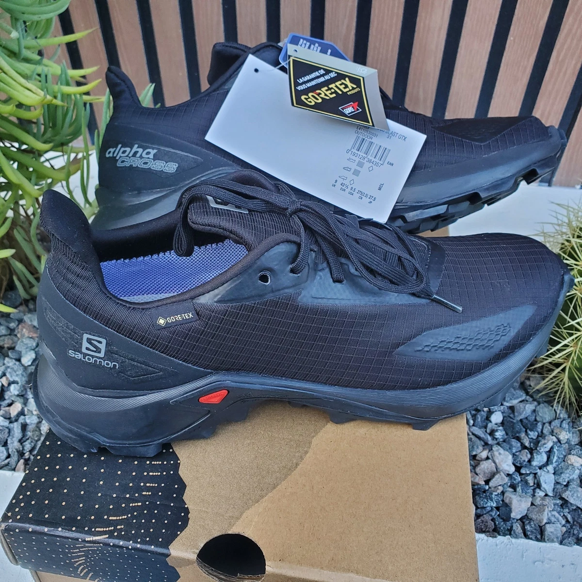Salomon Alphacross 4 Gore-Tex Black for sale | eBay