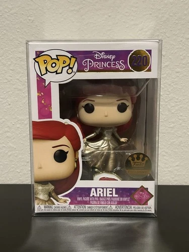 NEW! Disney Princess Funko 220 Gold Ariel with Pin Funko Shop Exclusive!