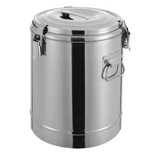 30L/7.93 Gal Isolierter Eimer Suppenbehälter Edelstahl Suppentransporter Eimer