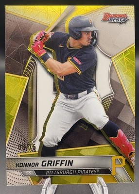 Bowman’s BEST 2025 Bowman's Best - Top Prospects Konnor Griffin #TP-27 Yellow