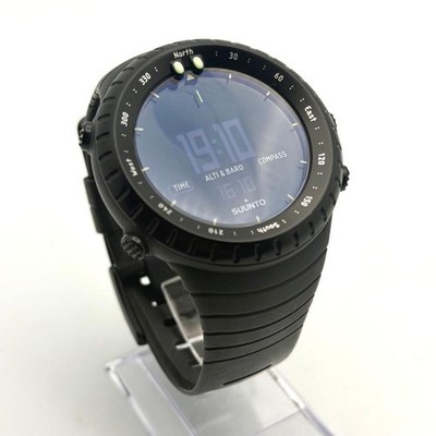 SUUNTO Core All Black Watch Digital Mens Timepiece Authentic