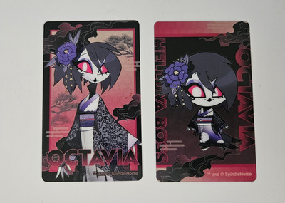 Helluva Boss Animate Japanese Clothes Kimono Cards Octavia