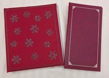 Le Memo Photo Album SF-46 Pioneer, Flip Style  Christmas Silver Snowflake Album