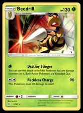 Beedrill 5/181 Rare Team Up Pokemon Moderately Played