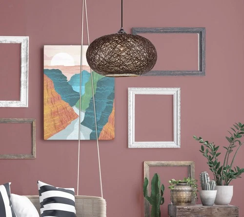 Maxim Bali 15 3/4"W Chocolate Weave Outdoor Pendant Light - Picture 3 of 4