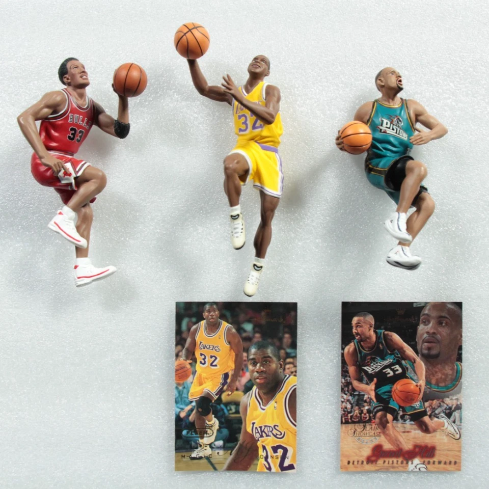 Hallmark Keepsake Christmas Ornament Basketball Lot NBA Grant Hill Magic Johnson - Image 3 of 4