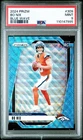 Bo Nix #309 2024 Prizm Blue  Wave  Rookie (RC) /230 PSA 9