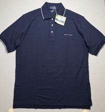 Vintage New Arnold Palmer Charge Men's Cotton Polo Shirt Size M Navy