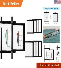 Durable 8 Pack Clear PVC Fishing Lure Covers for Tangle-Free Storage & Transport