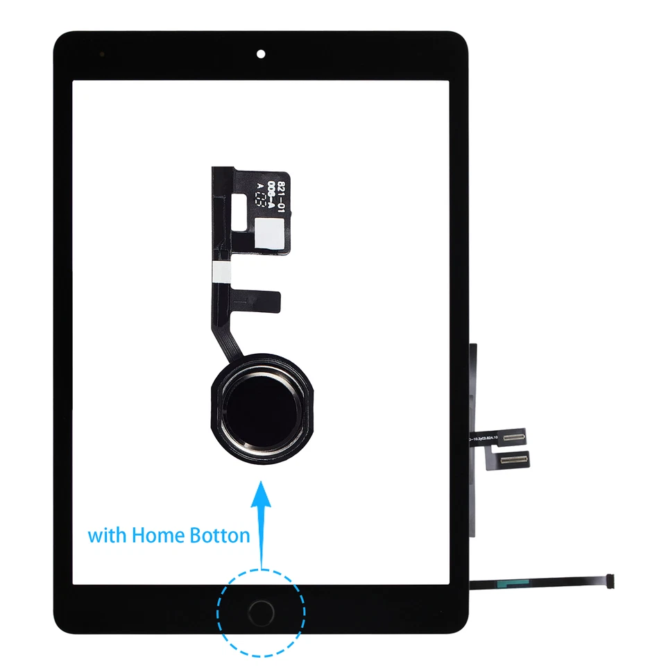 Digitizer Touch Screen + Home Button For iPad 7th 8th 9th Gen A2197 A2198 A2200 - Image 4 of 4