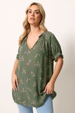 Image of Yours Curve Women's Plus Size Floral Blouse