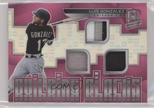 2021 Spectra Building Blocks Materials Neon Pink Prizm 18/20 Luis Gonzalez v1x