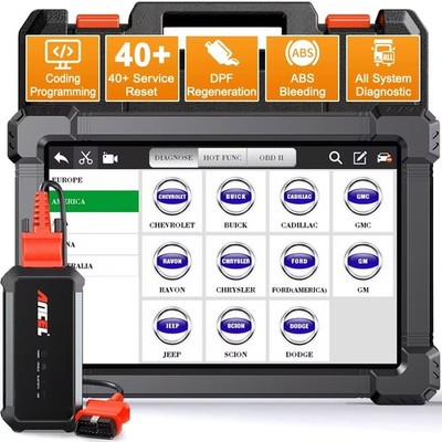 ANCEL X7 HD 12V 24V Heavy Duty Truck Diagnostic Tool DPF 40+ Reset ECU Coding