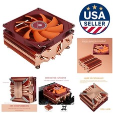 AXP90-X53 Full Cooper Low Profile CPU Cooler ITX,with 92mm TL-9015R Slim PWM ...