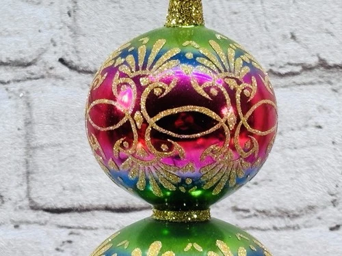 Christopher Radko Fascination Acabado Árbol Topper 16 pulgadas 20 Aniversario - Imagen 4 de 12