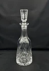 Vintage Waterford Crystal Lismore Tall Decanter With Cut Stopper 13.5"