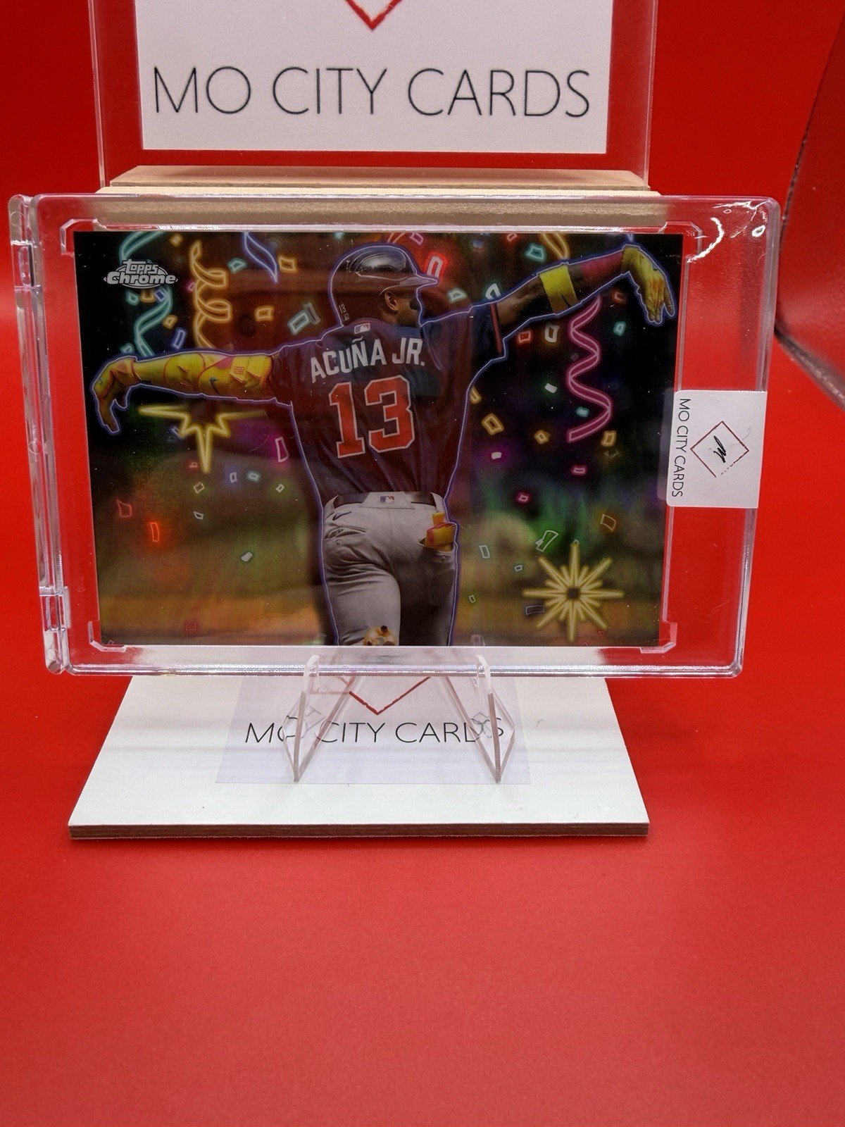 2025 Topps Chrome Update RONALD ACUNA JR. Celebracion SSP Case Hit #CT-11