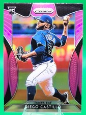 2019 Panini Prizm Tier III Pink Prizm Diego Castillo #240 Rookie RC
