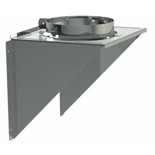 Collier de fixation mural rigide pour tube inox 230mm Duoten TEN haute résistance
