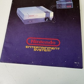 Nintendo Entertainment System NES Control Deck Console Instruction Manual Only