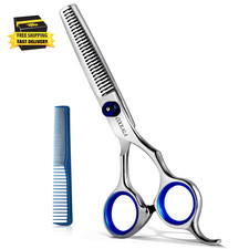 Stainless Steel Hair Cutting Scissors Thinning Shears 6.5 Inch Professional Salo