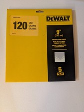 Disco de lija para paneles de yeso DEWALT 9" 120 grano paquete de 5 DWAS1205P