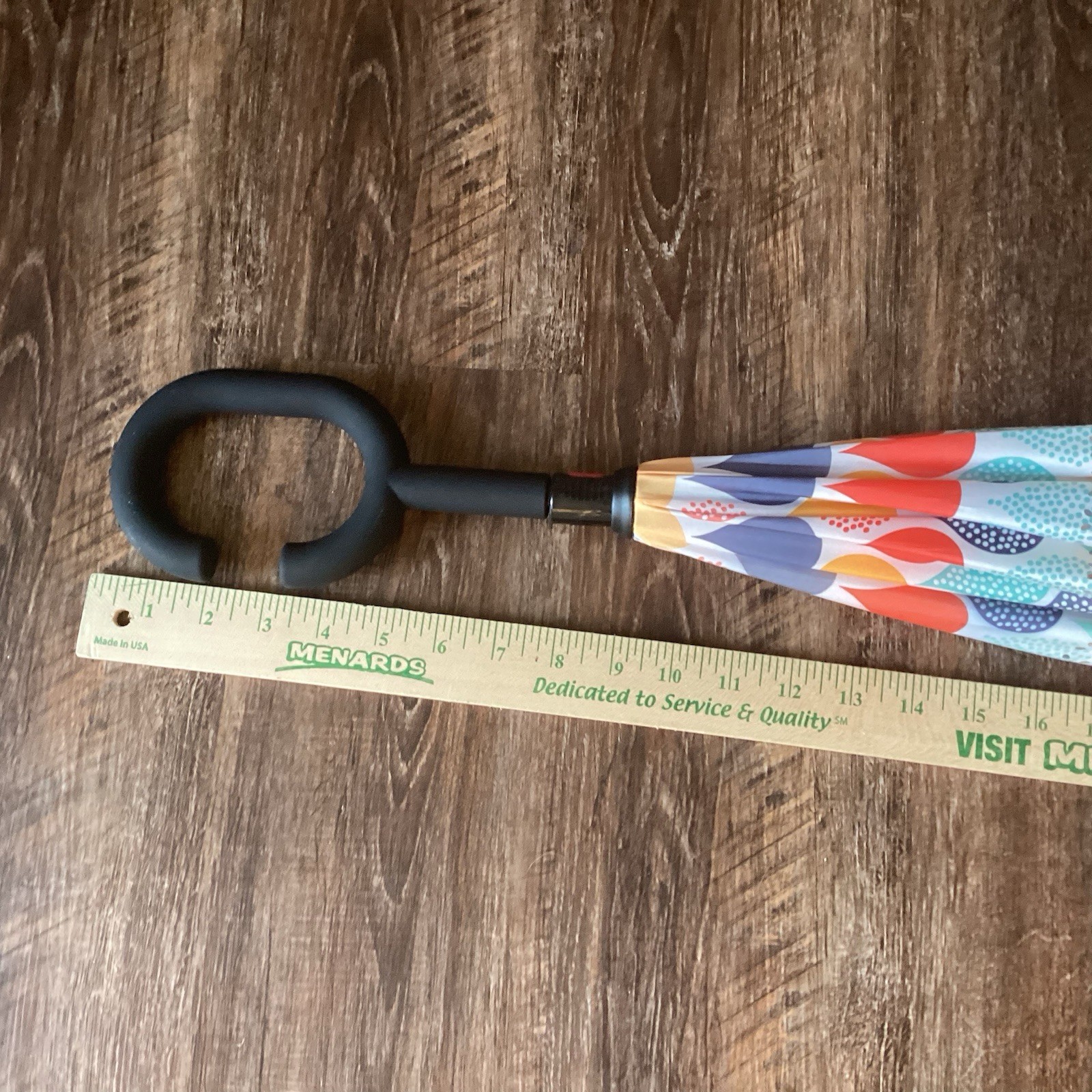 Windproof Upside Down Reverse Umbrella C-Handle P… - image 14