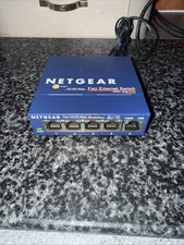 Netgear FS105 V2 5 Port 10/100 Fast Ethernet Switch - With Power Supply