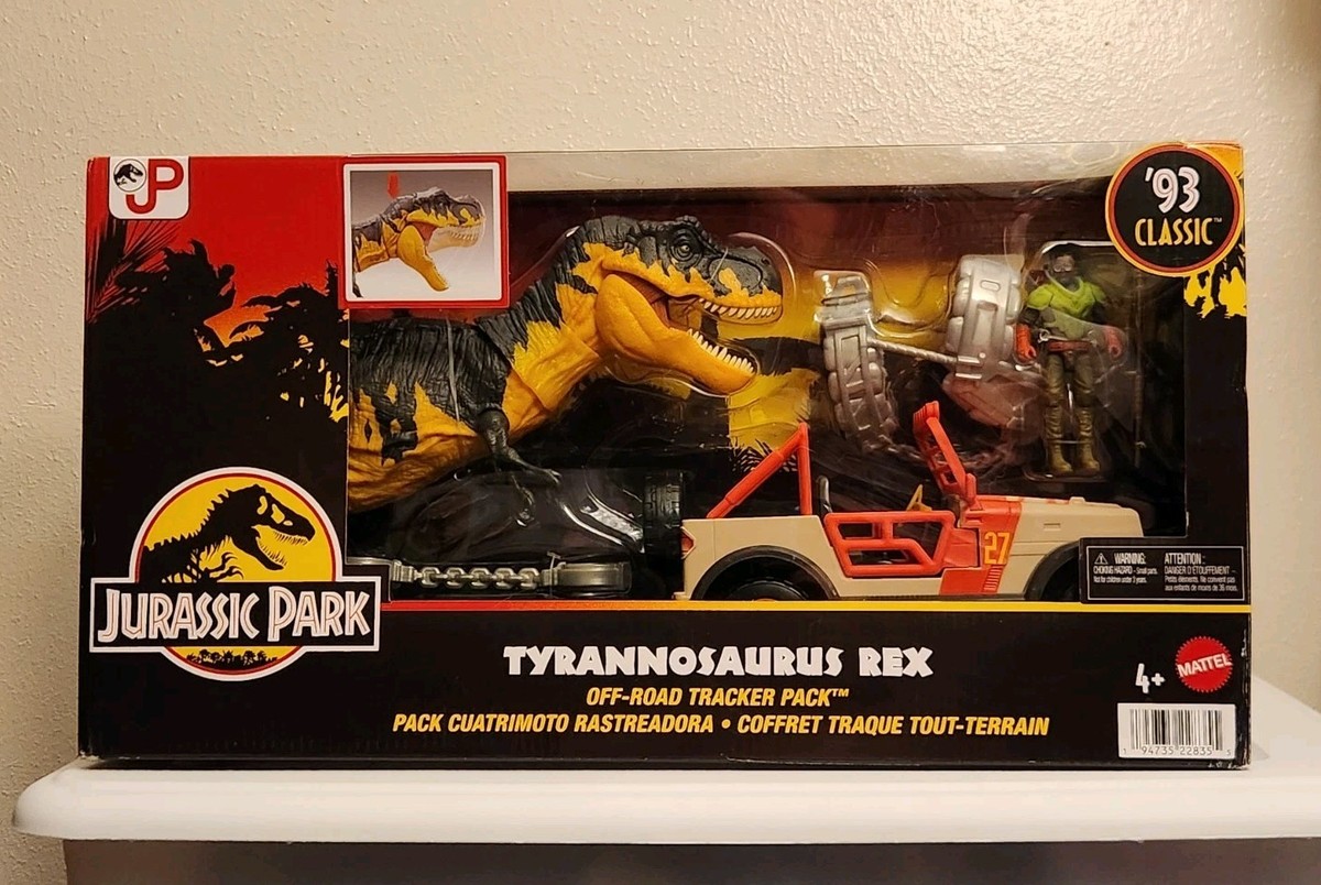 Jurassic Park Classic '93 Tyrannosaurus Rex Off-Road Tracker Pack