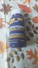 Serotonin Brain Food™, Natural Stacks,Vegan Capsules Exp.11/2026