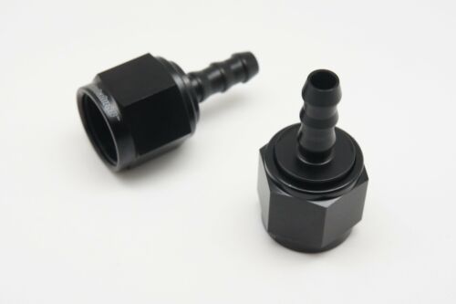 AN to Barb Push On Oil Cooler Adaptor AN8/10 Conversion 8/12mm ATF Steering x2PC - 第 1/11 張圖片