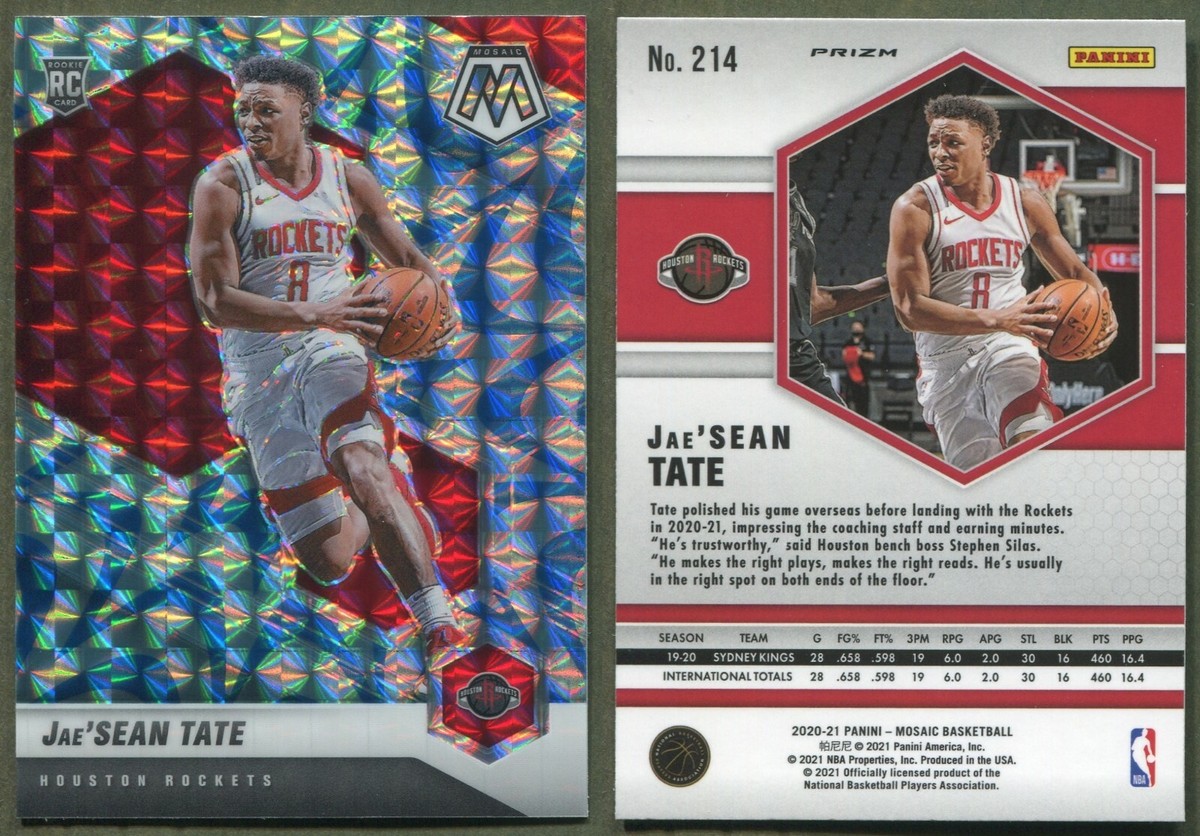2020-21 Panini Mosaic - Reactive Blue - #214 Jae'Sean Tate (RC