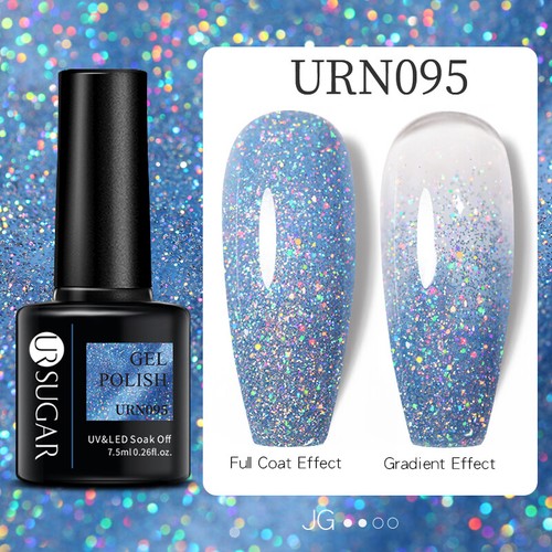 UR SUGAR 7,5 ml esmalte de uñas sin limpieza capa superior base gel arte en uñas gel remojo UV - Imagen 14 de 44