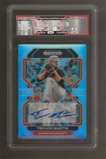 2022 Panini Prizm Draft Picks Autographs Trevor Martin Auto HGA 9.5 GEM MINT