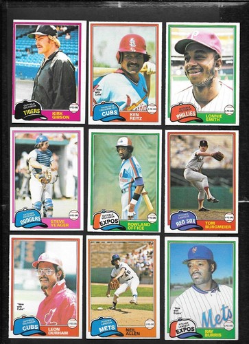 1981 OPC 81 O PEE CHEE TOPPS MLB BASEBALL CARD GRAY BACK 251-374 SEE LIST - Picture 146 of 247